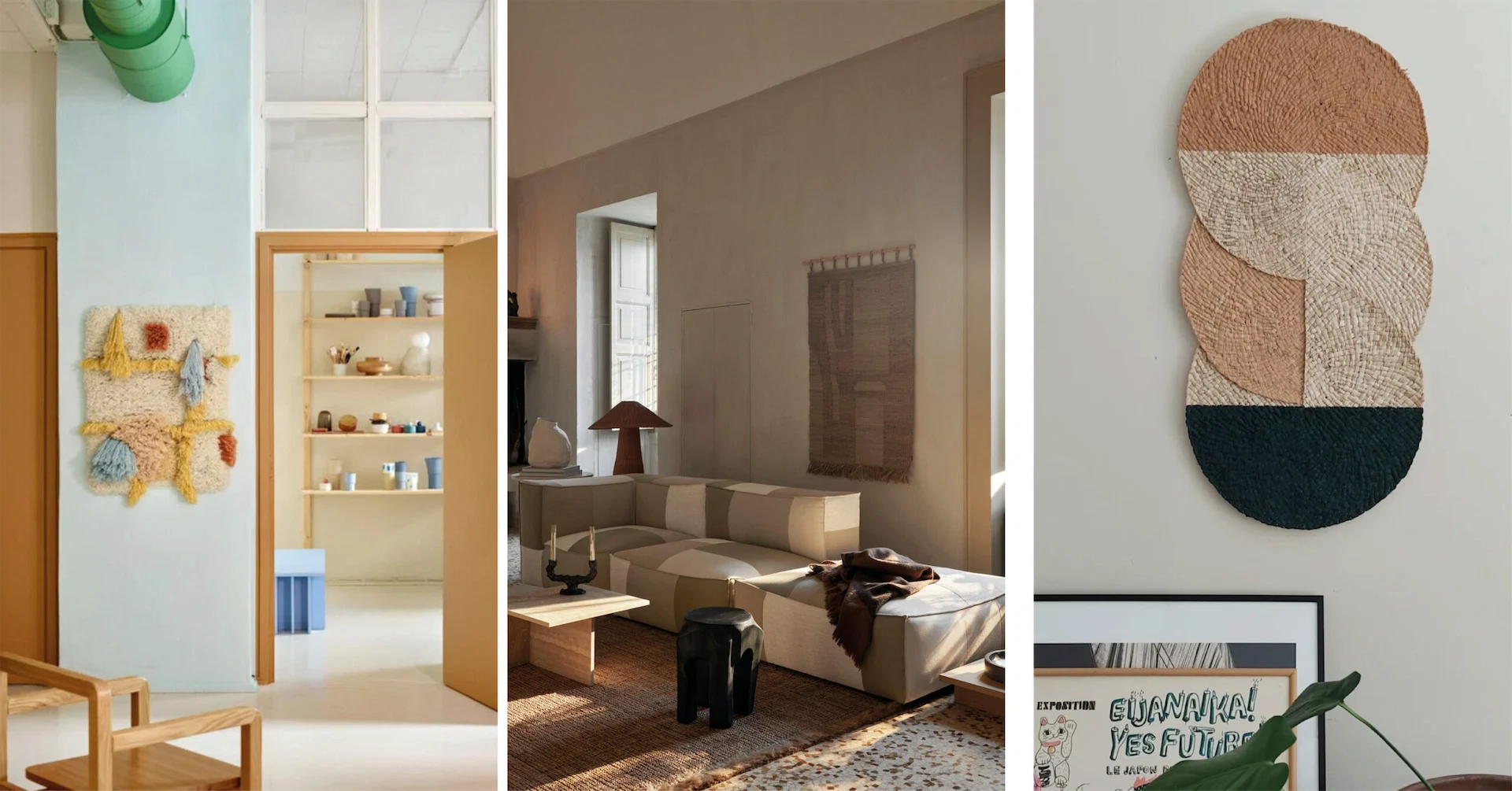 Wall hangings to add texture and colour to your space