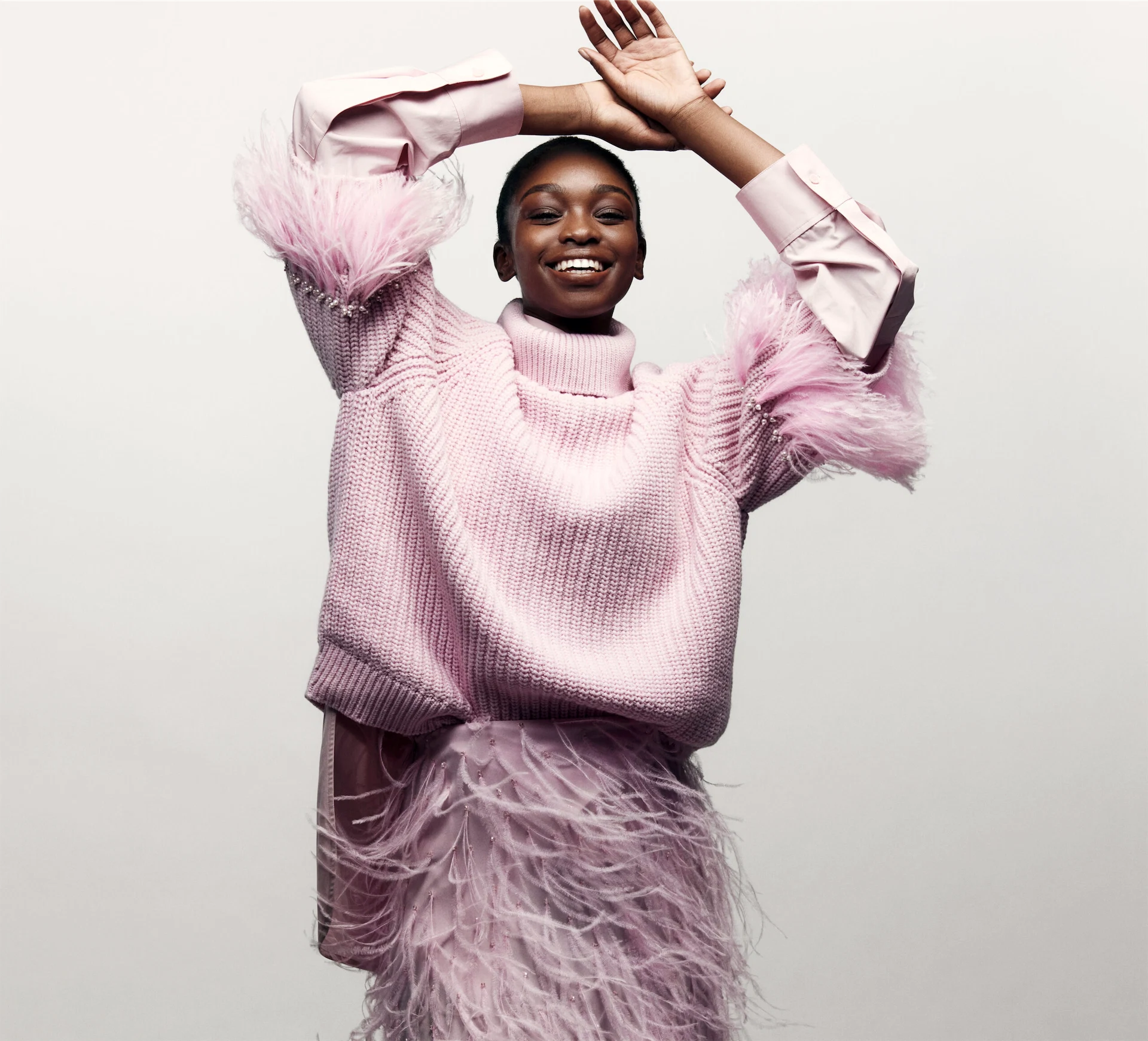 A joyful mood in our spring fashion shoot. Photo: Kyle Sven. Styling: Sinéad Keenan.