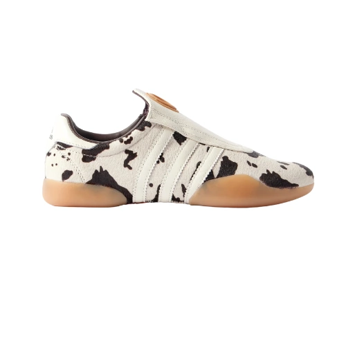adidas Originals Taekwondo Mei Leather-Trimmed Cow-Print Pony Hair Sneakers, €125, Net-a-porter
