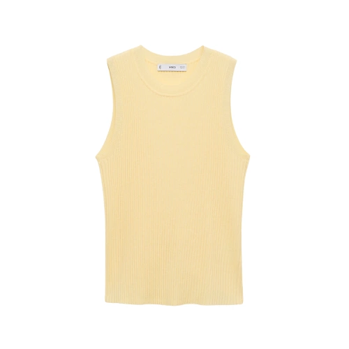 Mango Ribbed Knit Top, €25.99