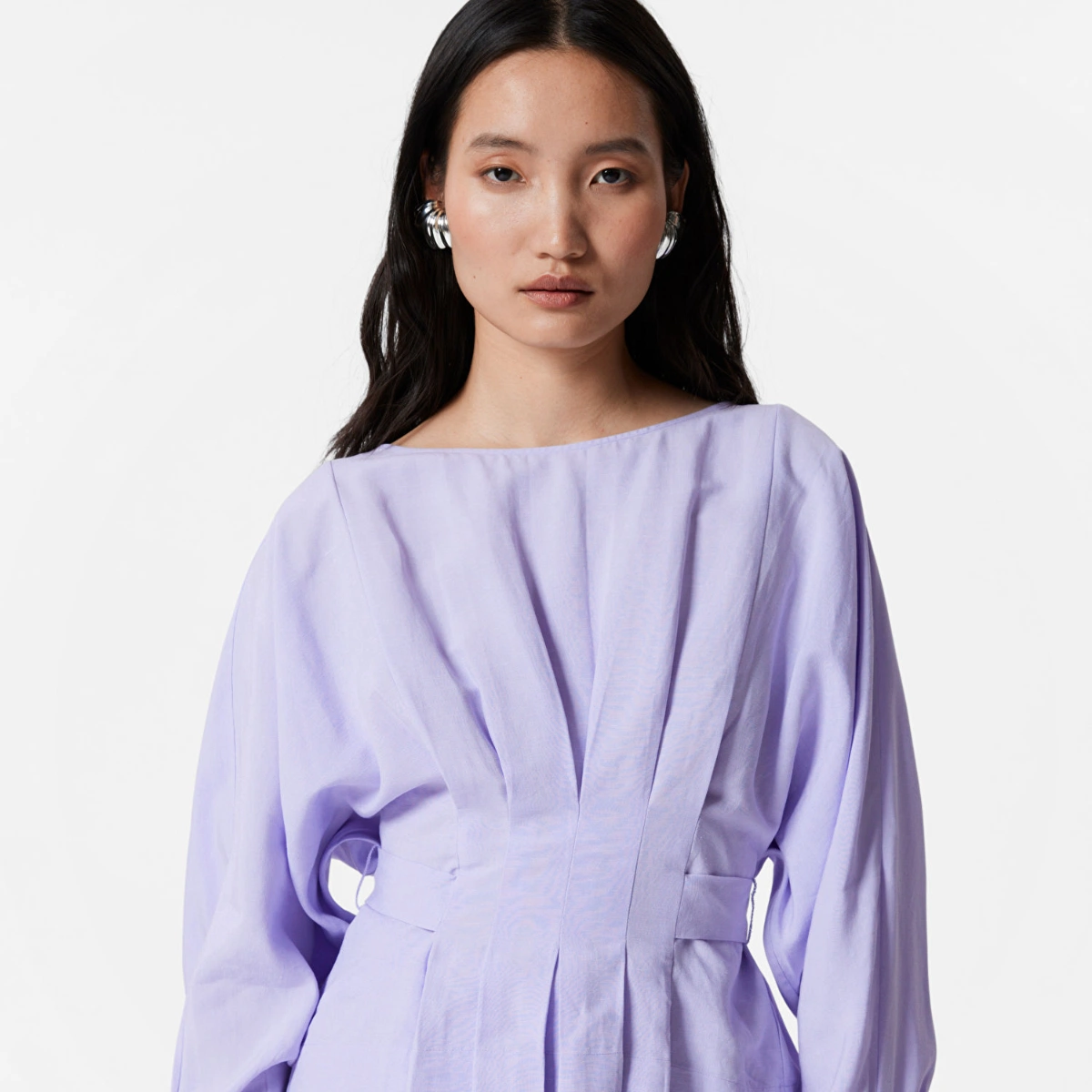 &Other Stories Pleated Boatneck Blouse, €89