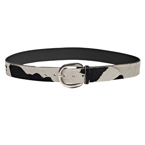 Animal Print Hair-On Leather Belt, €59.95, Massimo Dutti