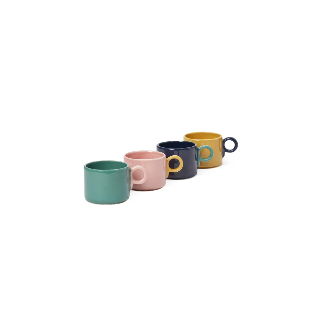 Indigo & Cloth The Conran Shop Pop Mug, Coloured Handle, €35