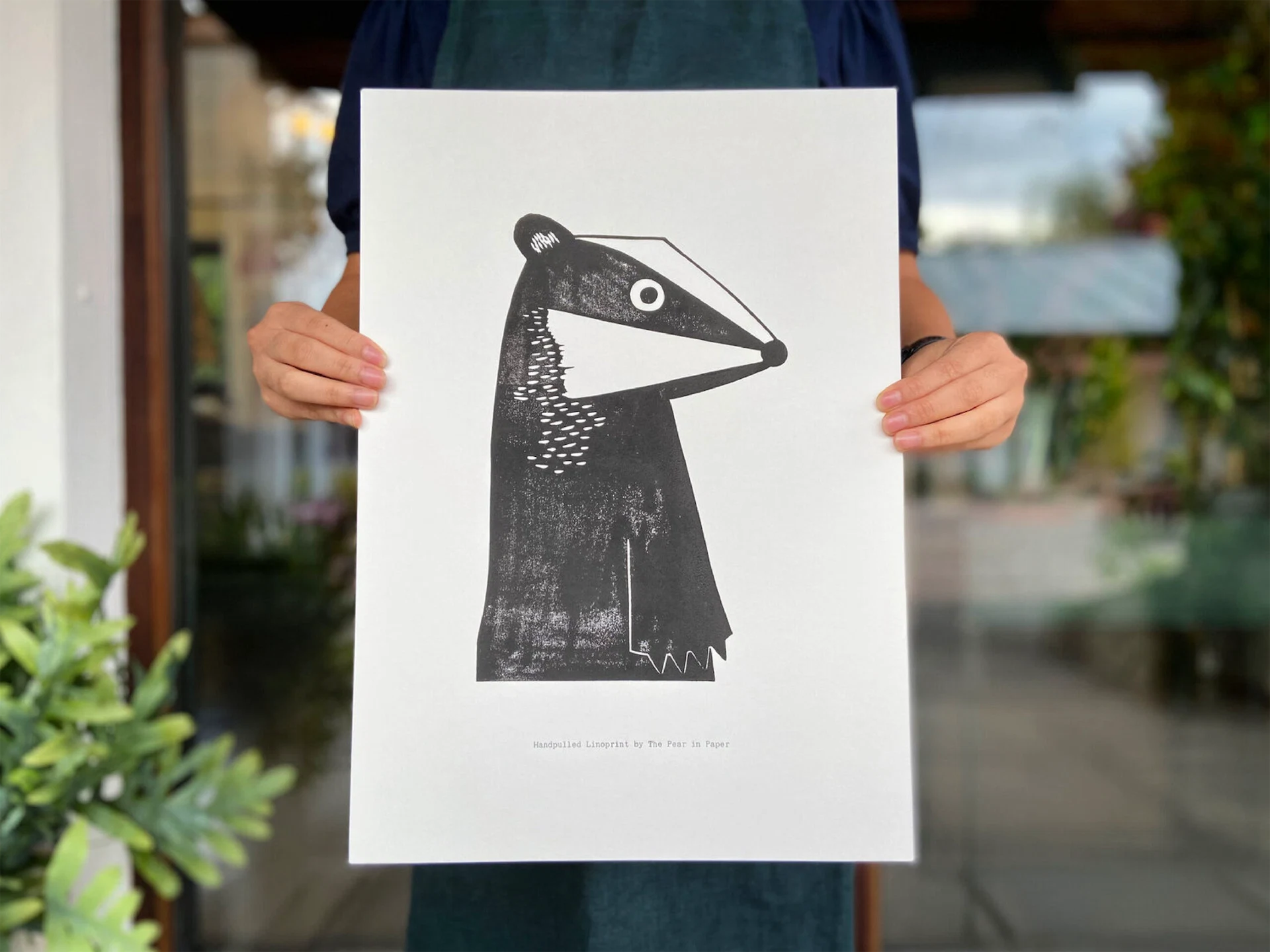A print by The Pear in Paper