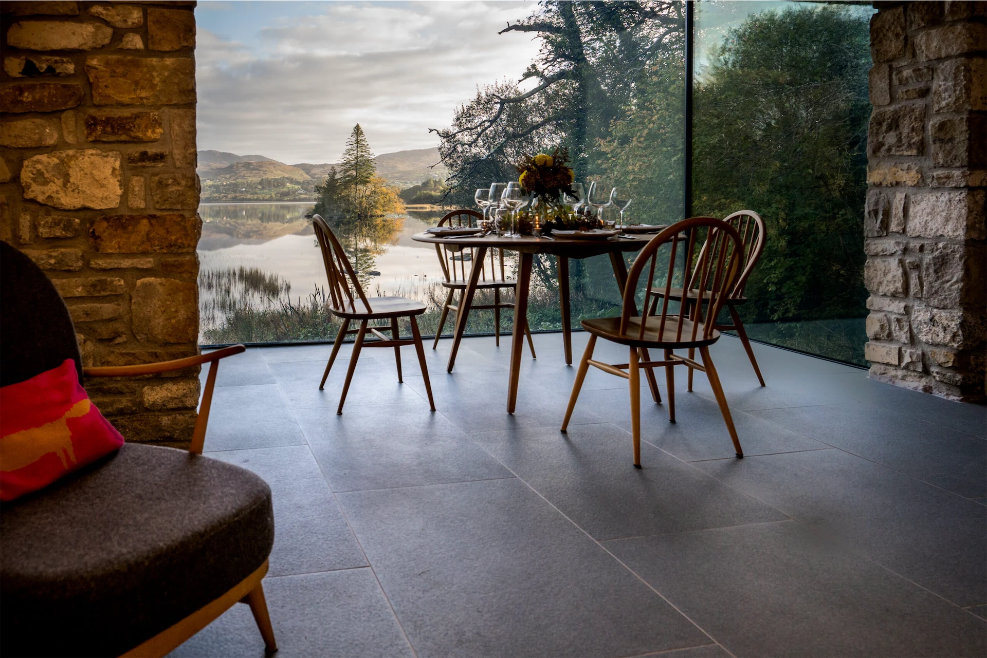 Lake lodge at Lough Eske Castle