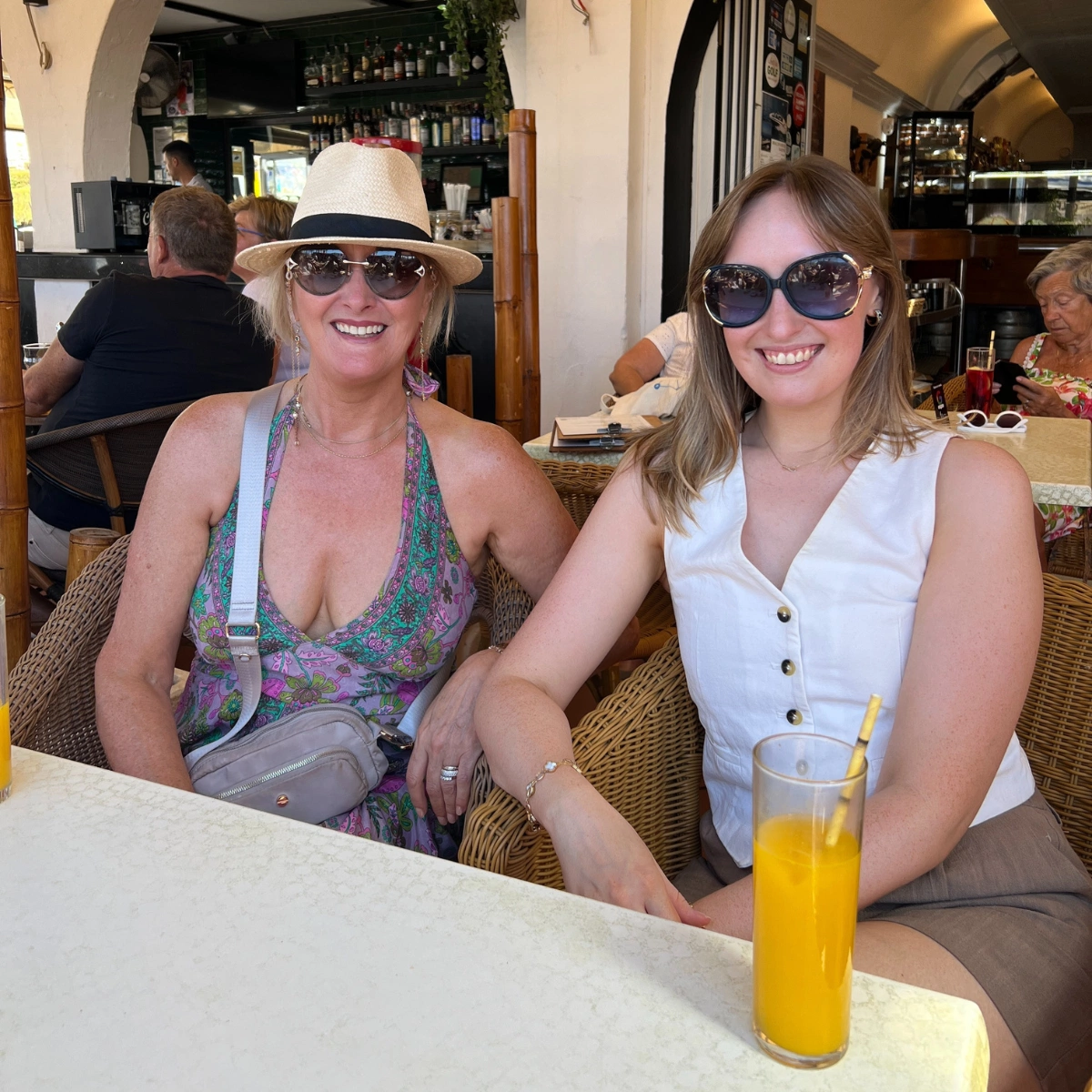 Meghan and her mum Caroline