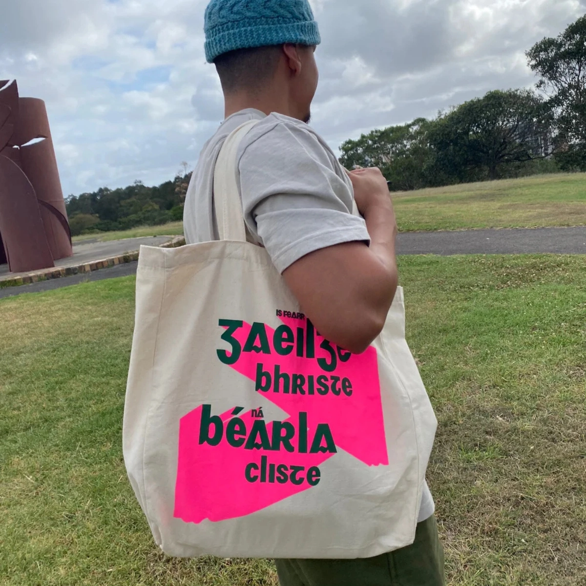 Éimear Alice ‘Gaeilge Bhriste’ Heavy Duty Tote, €25