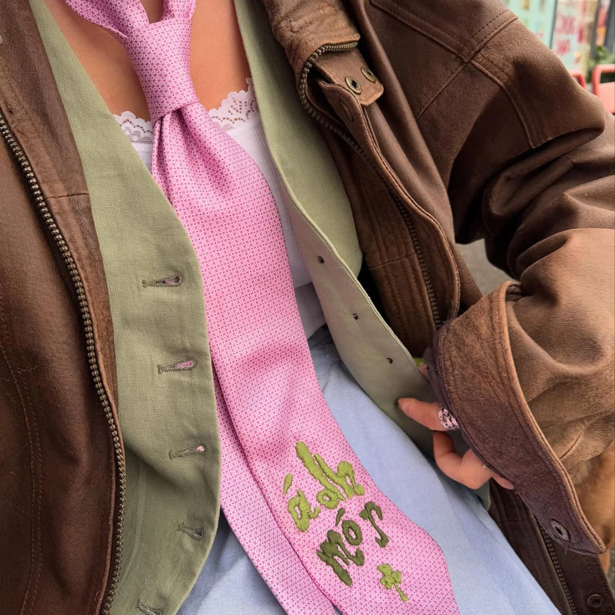 Anastacia McGivern Embroidered Ties, £30-£40