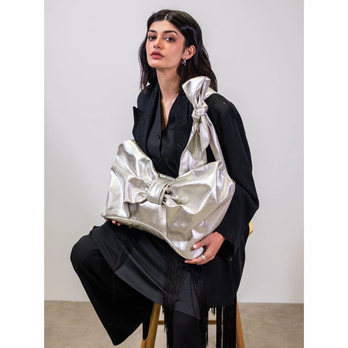 August Night Large Bow Crossbody, €295