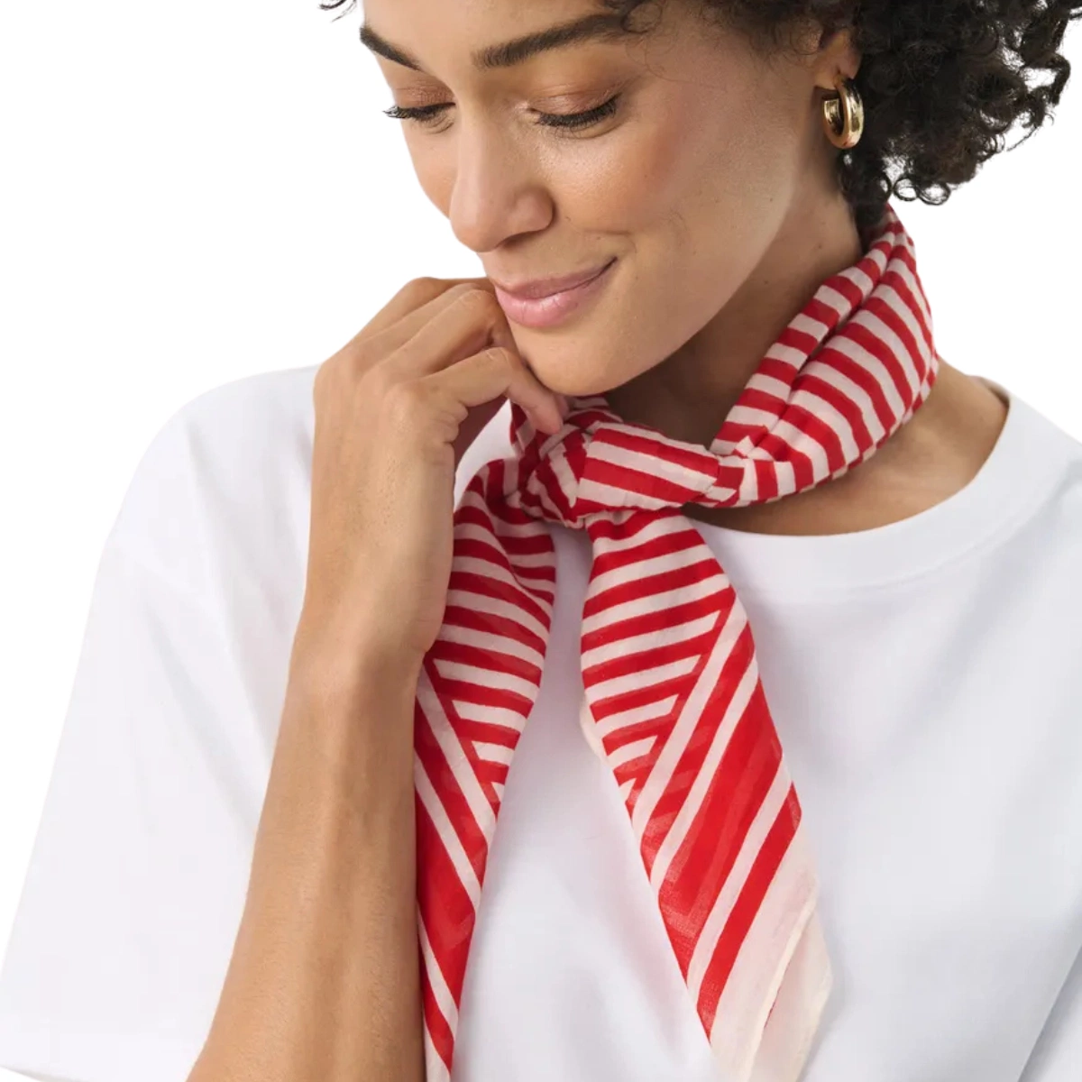 Mars Red Stripe Phip Scarf, 34.95