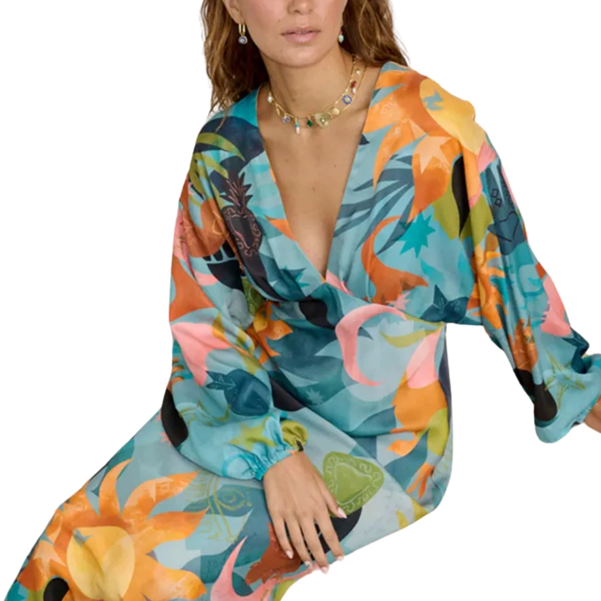 Multicolour Balearic Emma Dress, €195