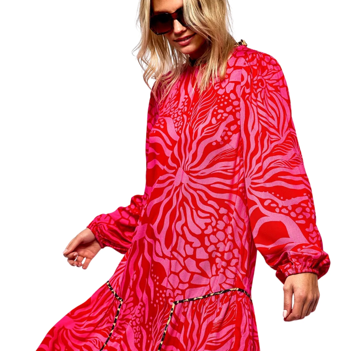 Pink Olive & Animal Print Dress, €150