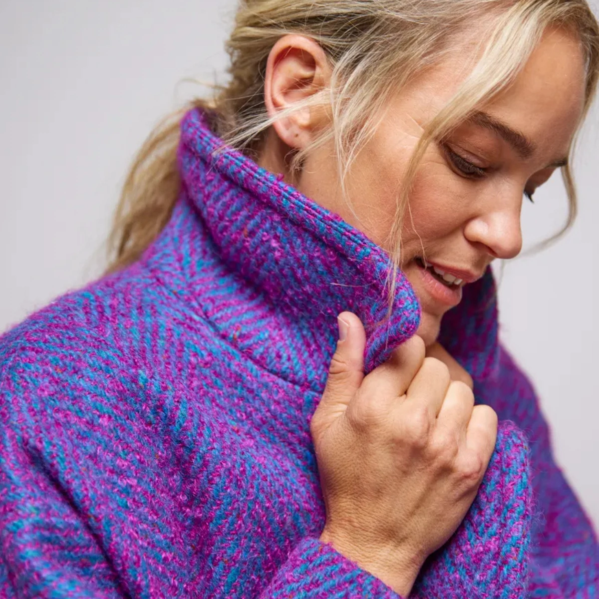 Avoca Reflection Light Donegal Wool & Mohair Coat, €495