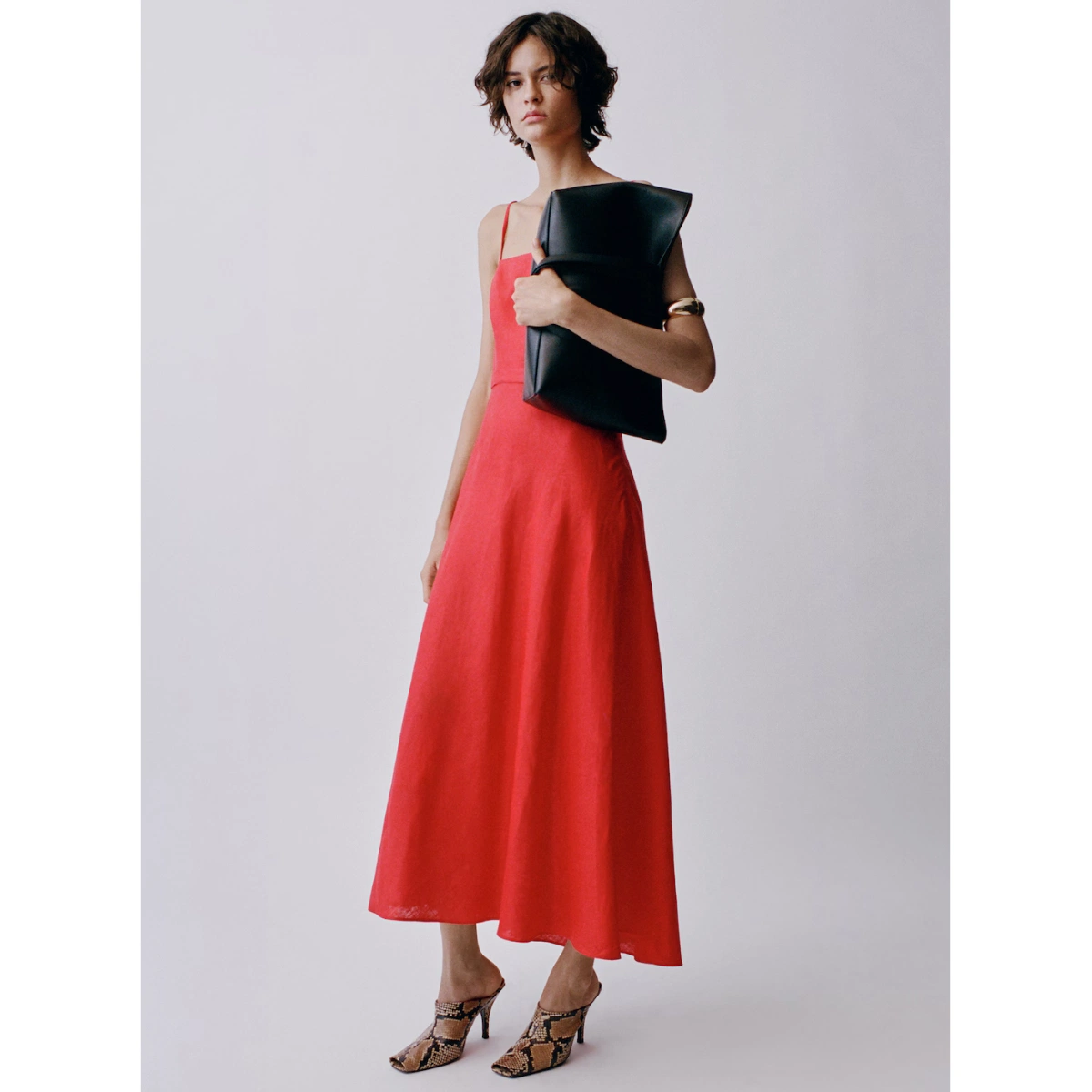 Bow Linen-Blend Dress, €69.99