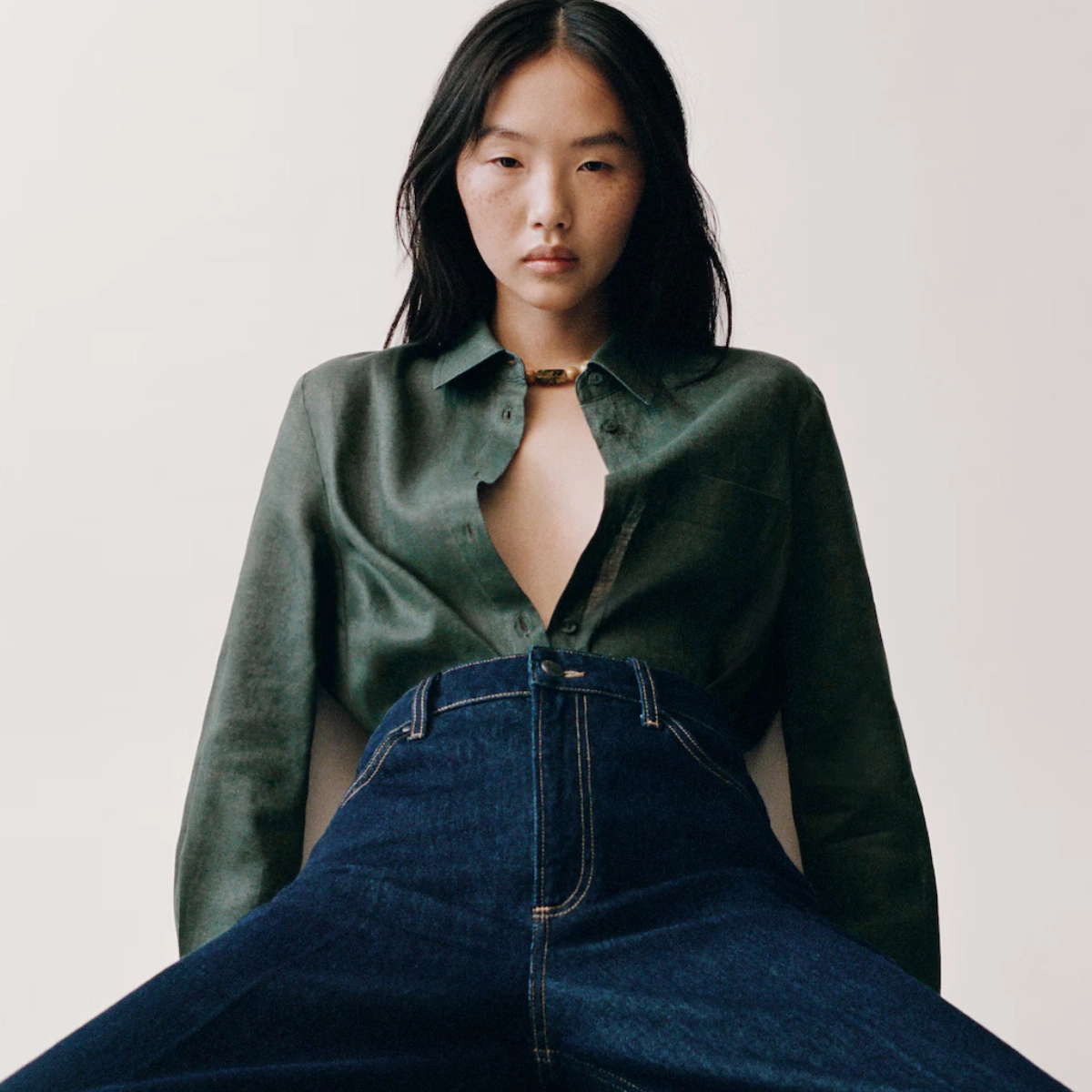 Pocket Linen Shirt, €39.99