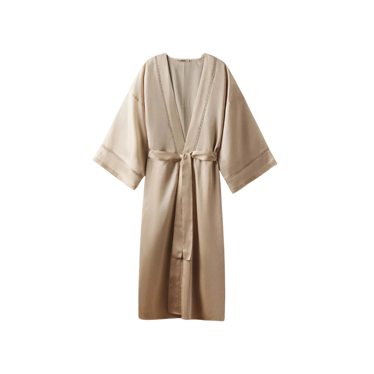 Zara Openwork Sateen Dressing Gown, €69.99