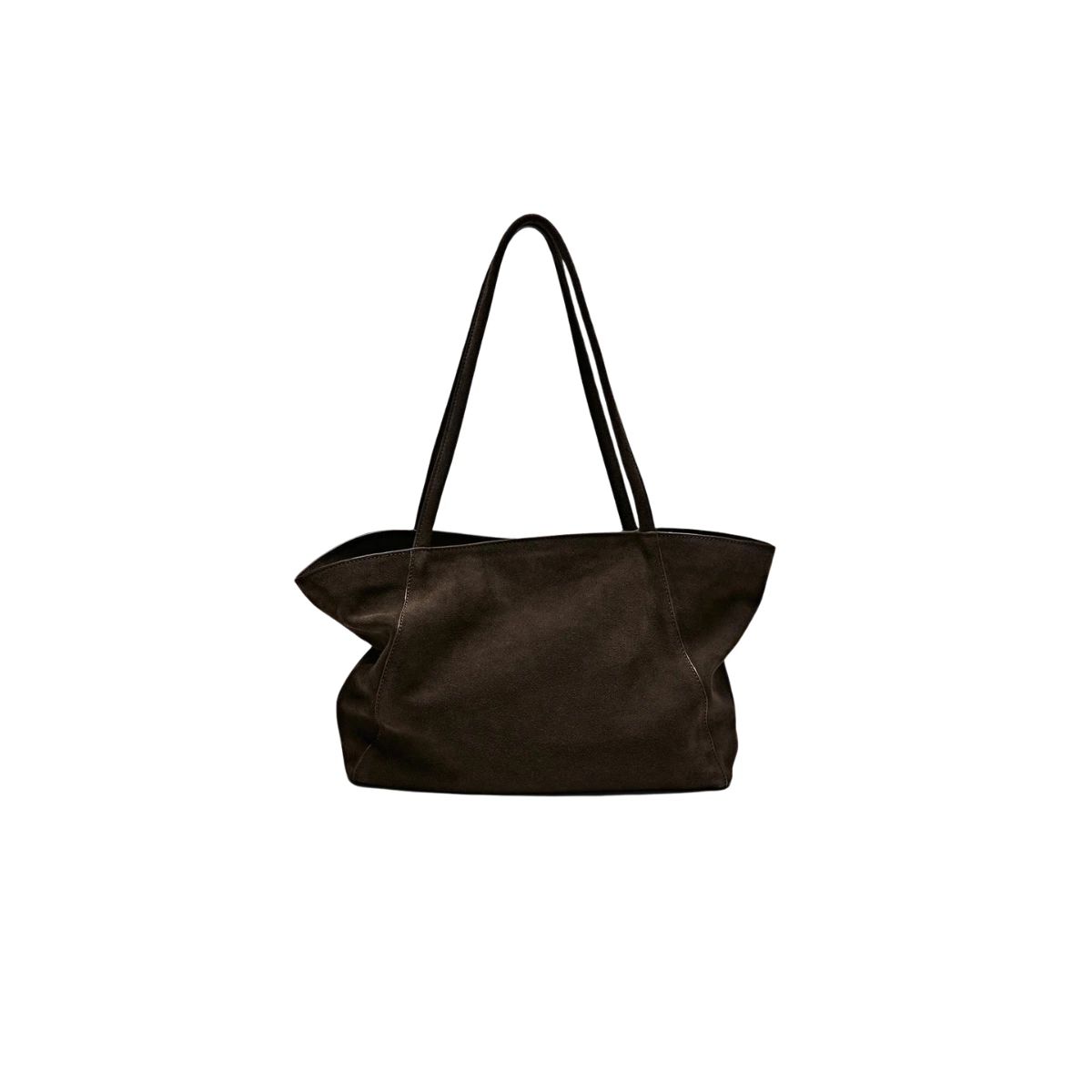 Massimo Dutti Half Icon Split Suede Bag, €169
