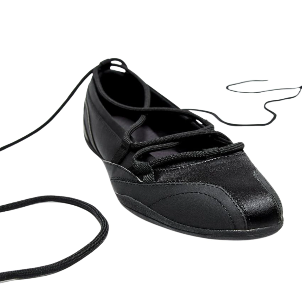 Bershka Tied Sporty Ballet Flats, €39.99