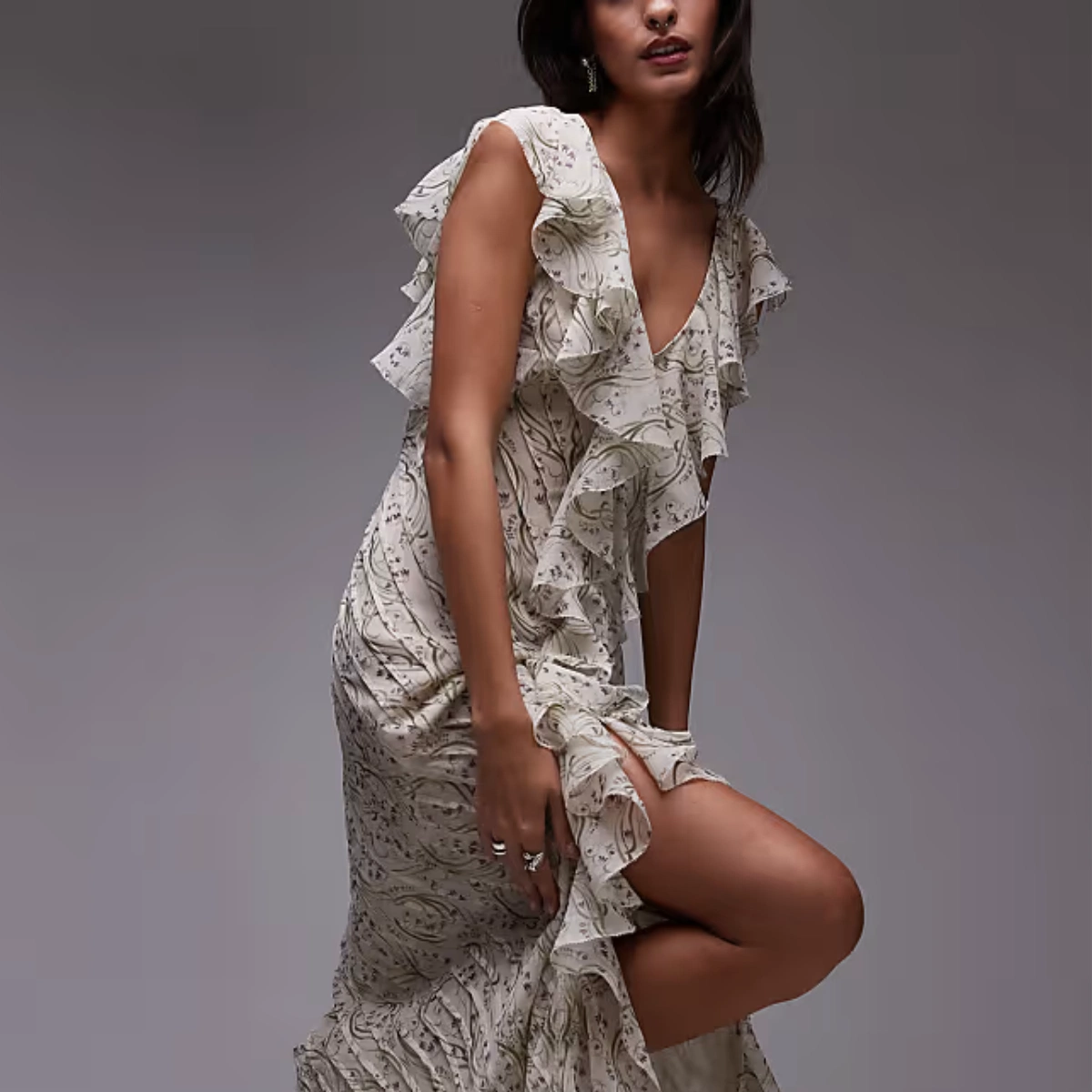 Topshop Ruffle Gown, €159