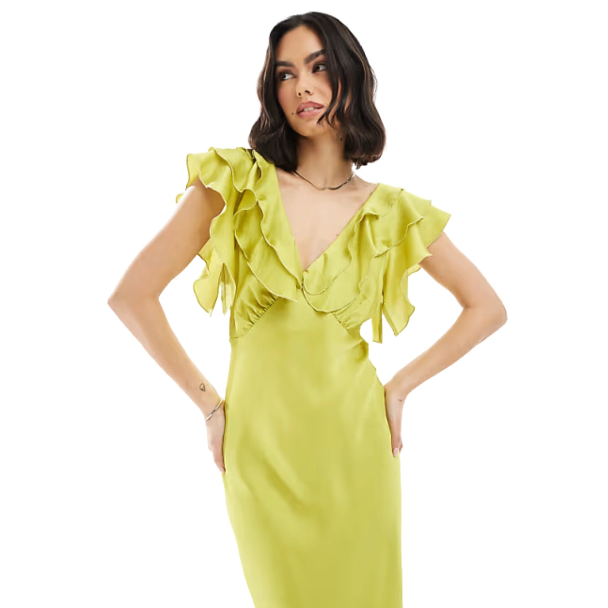 New Look Satin Midi Dress, €53.99