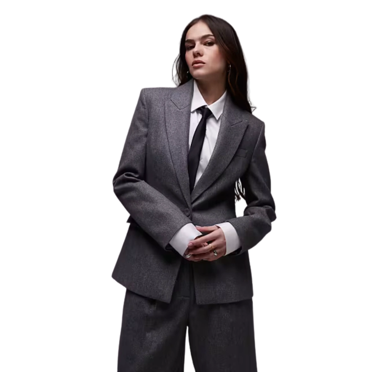 Mango Brushed Wool Blazer, €145.99