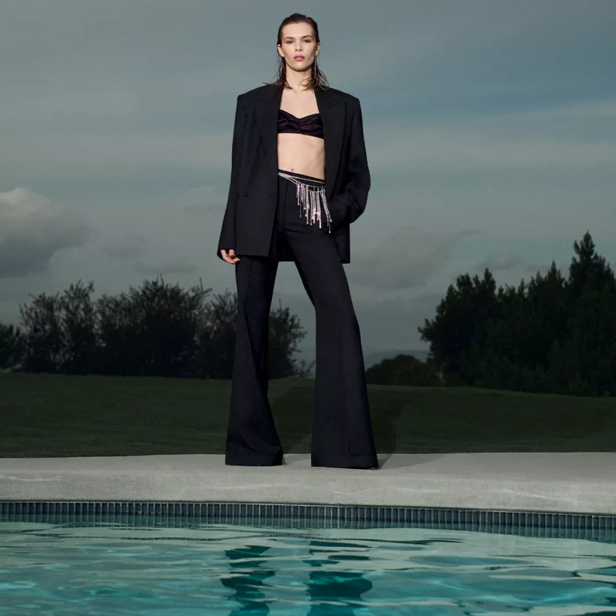 Wool-Blend Suit Jacket, €190