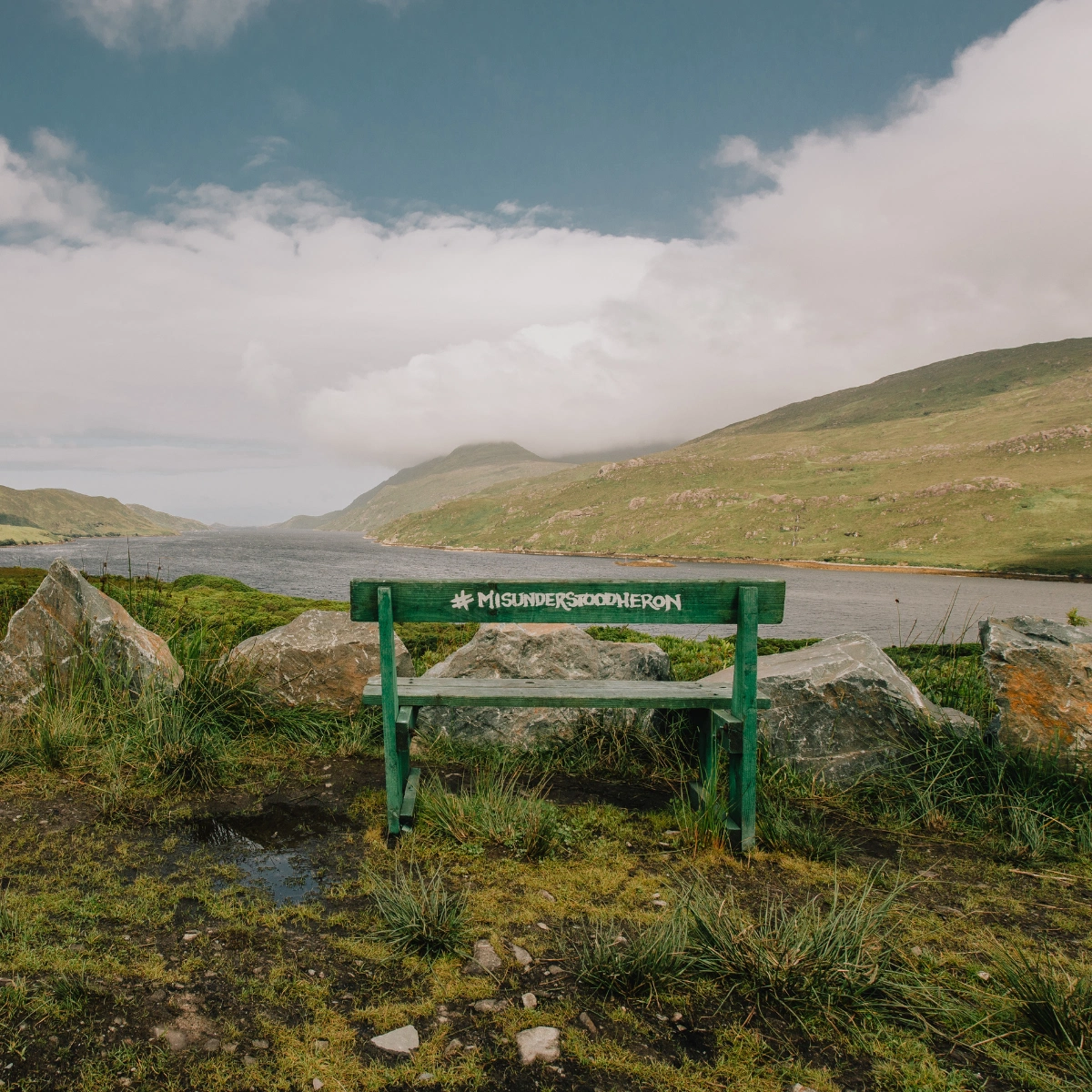 The food truck offered stunning images of the Killary Fjord.