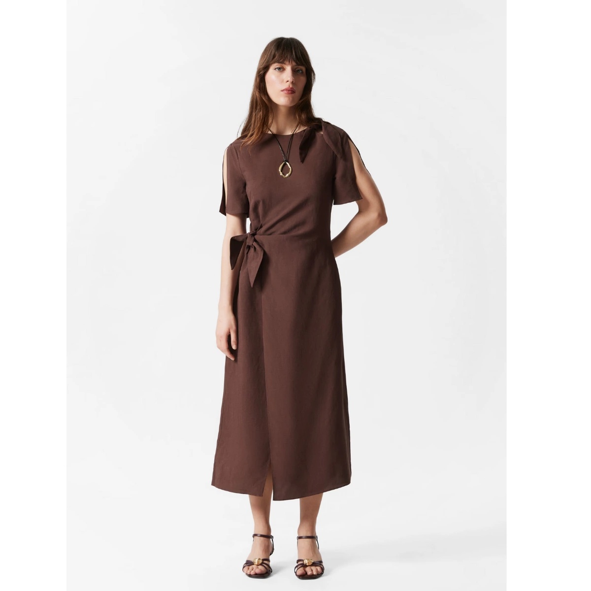 & Knot-Detail Midi Dress, €89