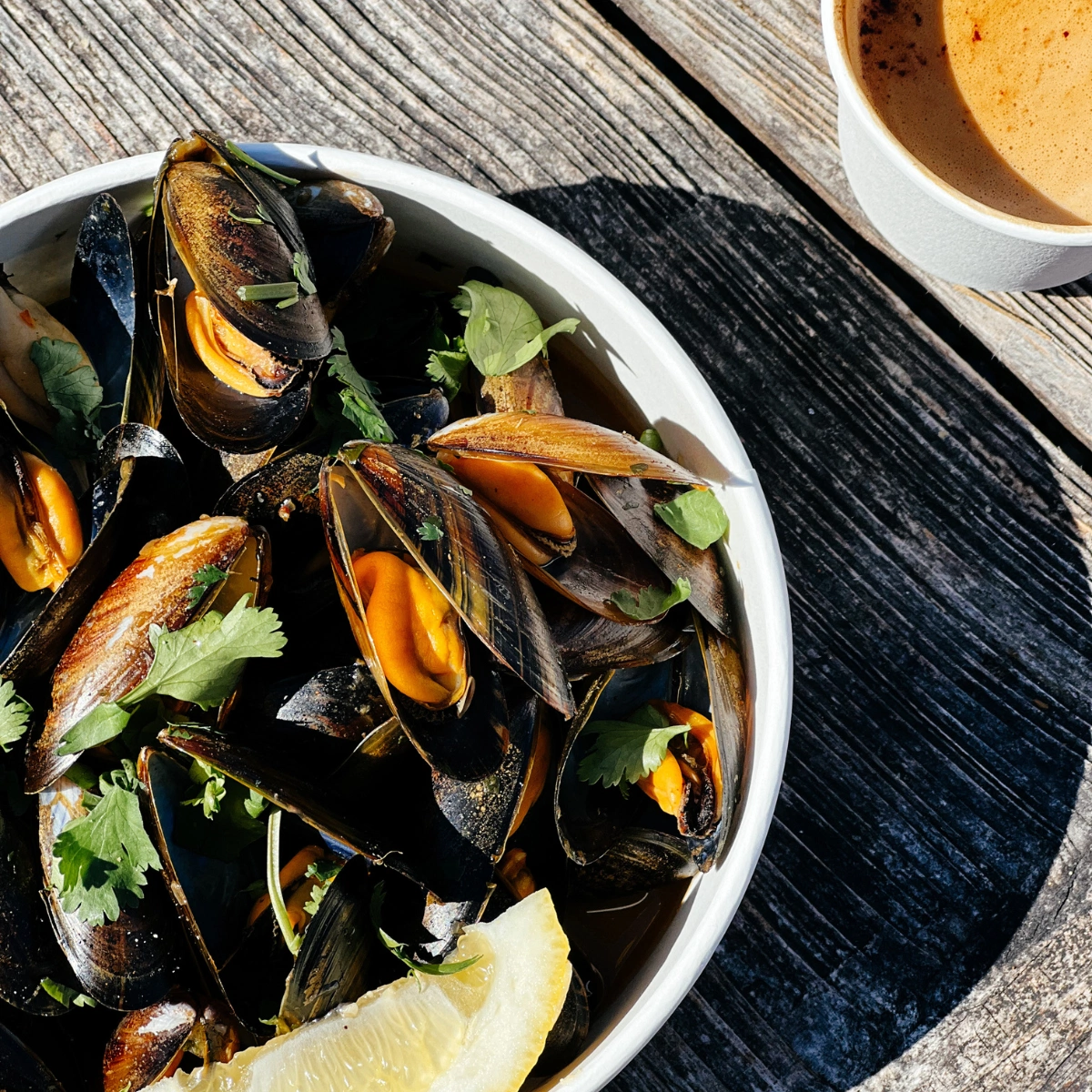 Fresh mussels pulled straight from the Killary Fjord.