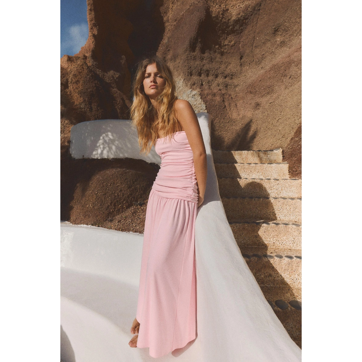 Zara Strapless Dress, €45.95