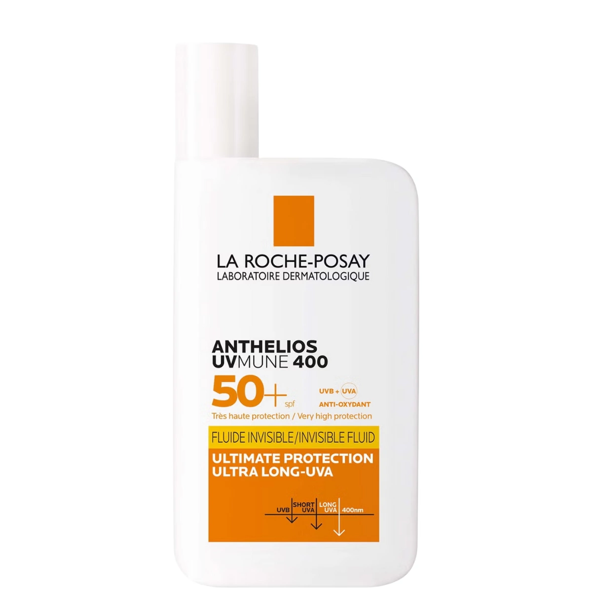 La Roche-Posay Anthelios UVMune 400 Invisible Fluid Non-Perfumed Suncream SPF50+, €18.95