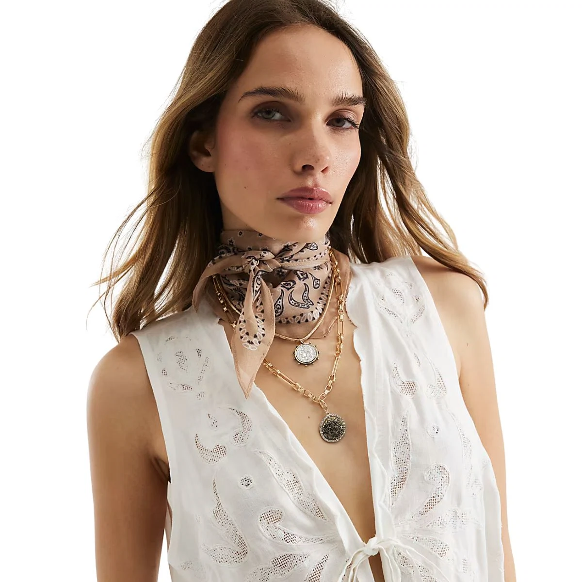 River Island Brown Neck Scarf, €45