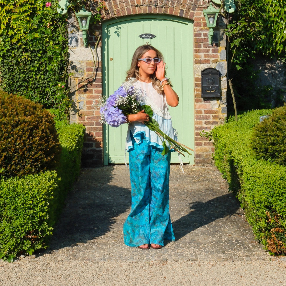 Aeros Trousers - Lagoon Batik, Nimiiny, €163.95