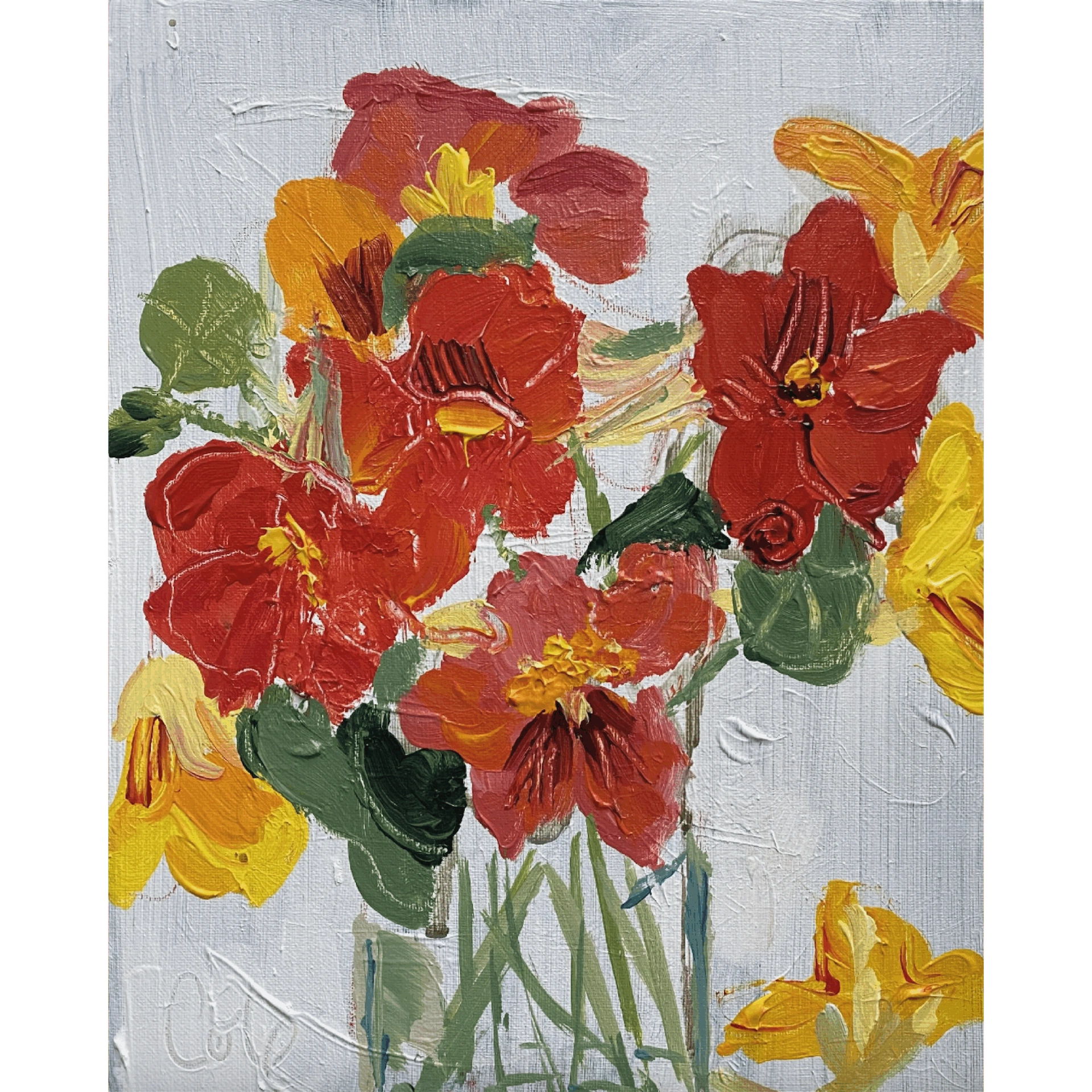 Summer Nasturtium by Becky Cole, €320, The Doorway Gallery