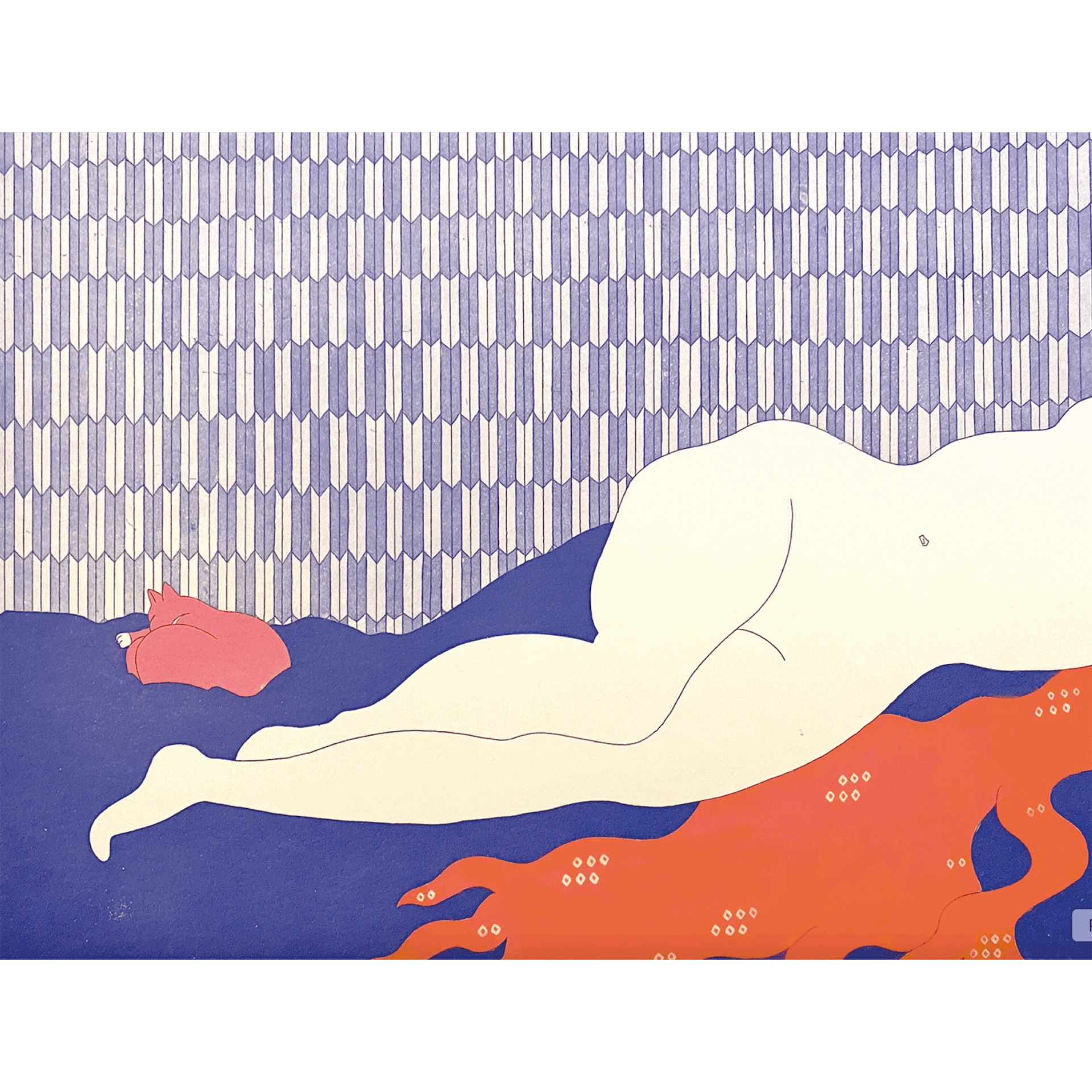 Behind the Curtain the Night Goes On by Yoko Akino, €365, Graphic Studio Gallery