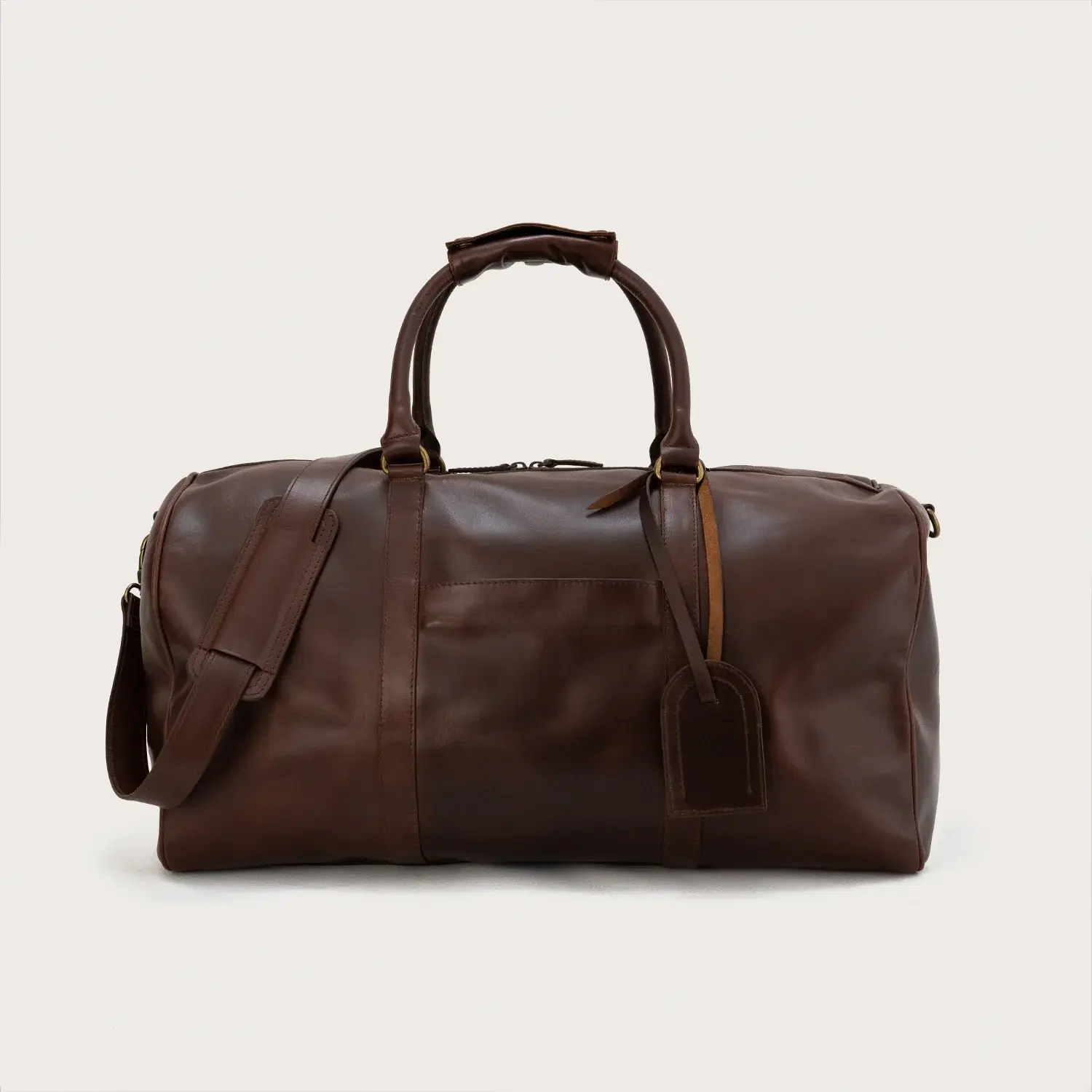 The Jacket Maker Brown Leather Duffle, €405