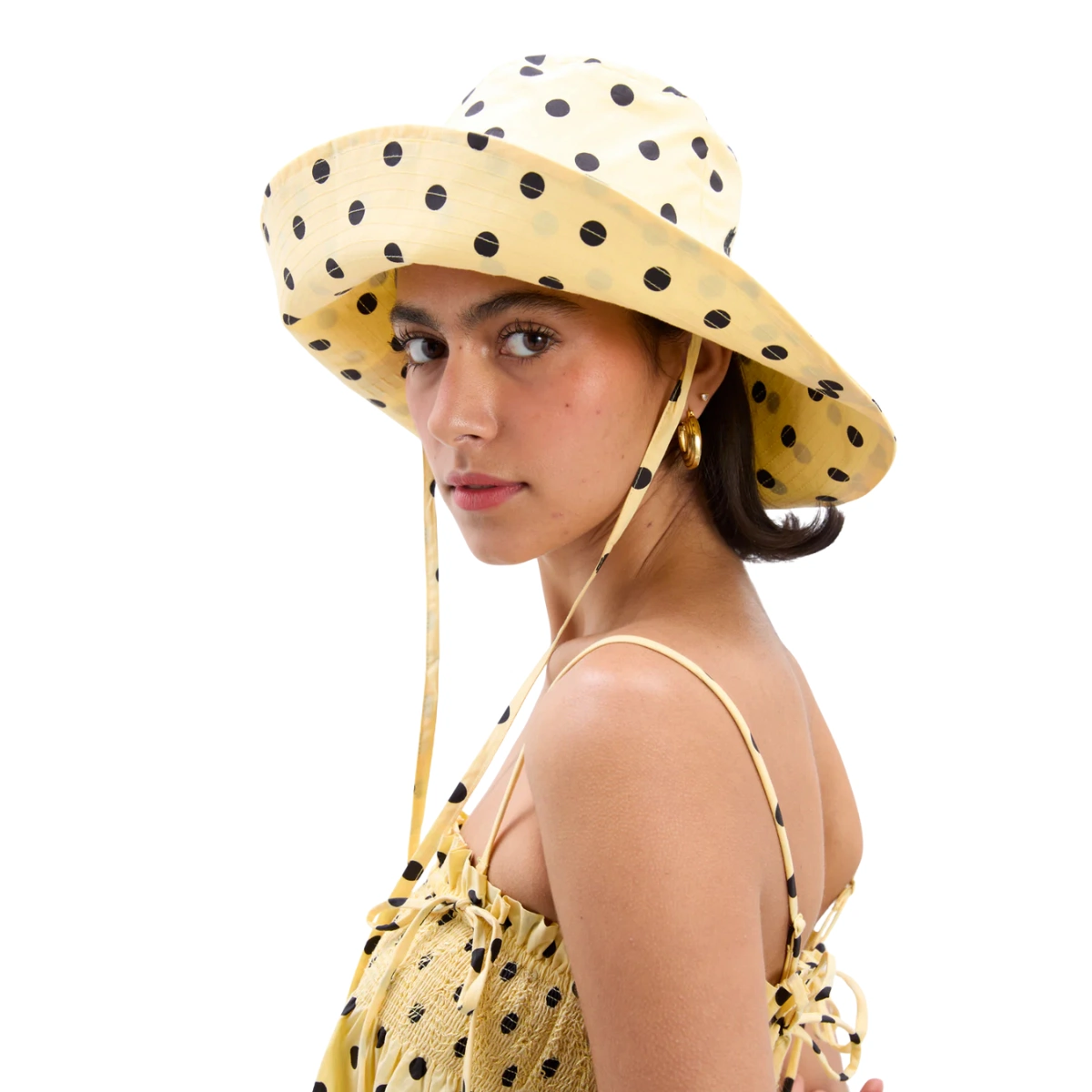 Damson Madder Polka Dot Sunhat, €63