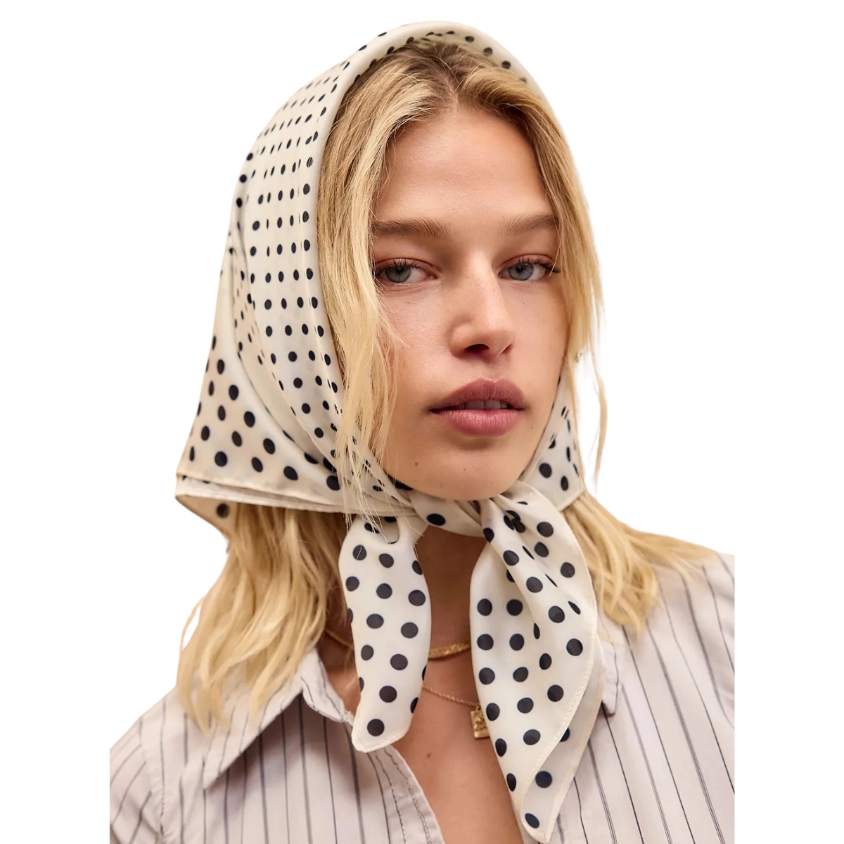 Urban Outfitters Silky Polka Dot Headscarf, €18