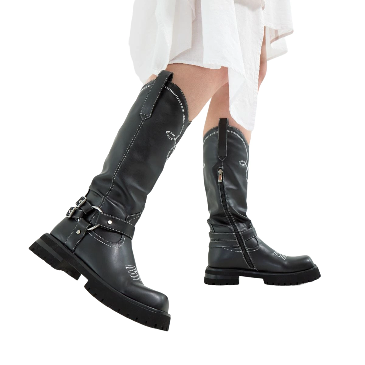 Schuh Galveston Biker in Black, €50.95