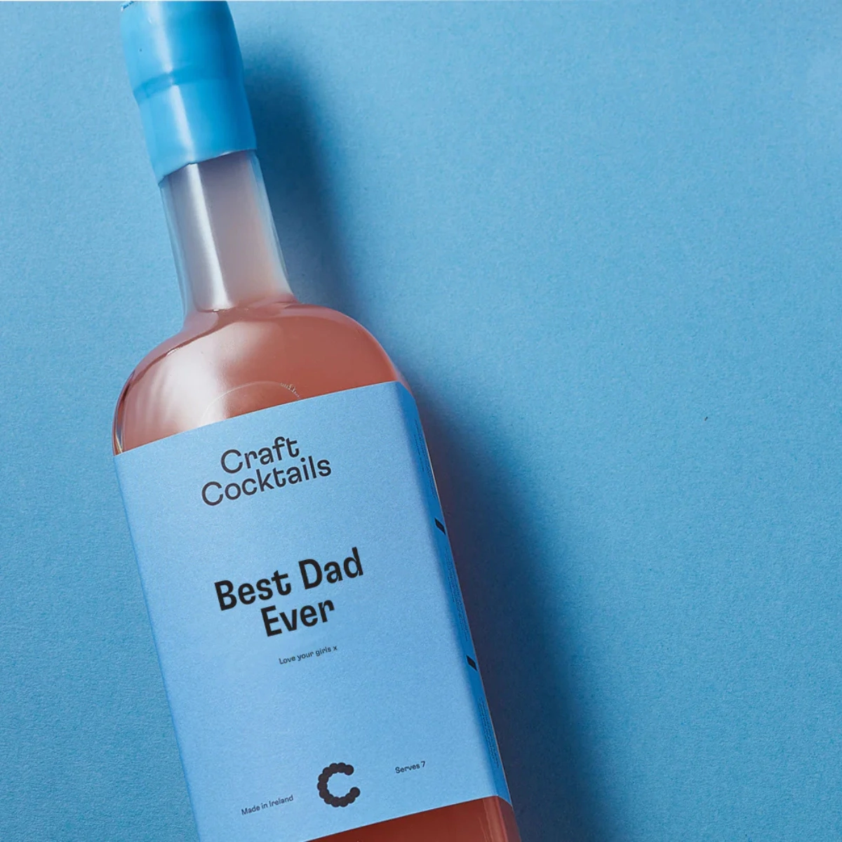 Craft Cocktails Personalised Bottle, €40