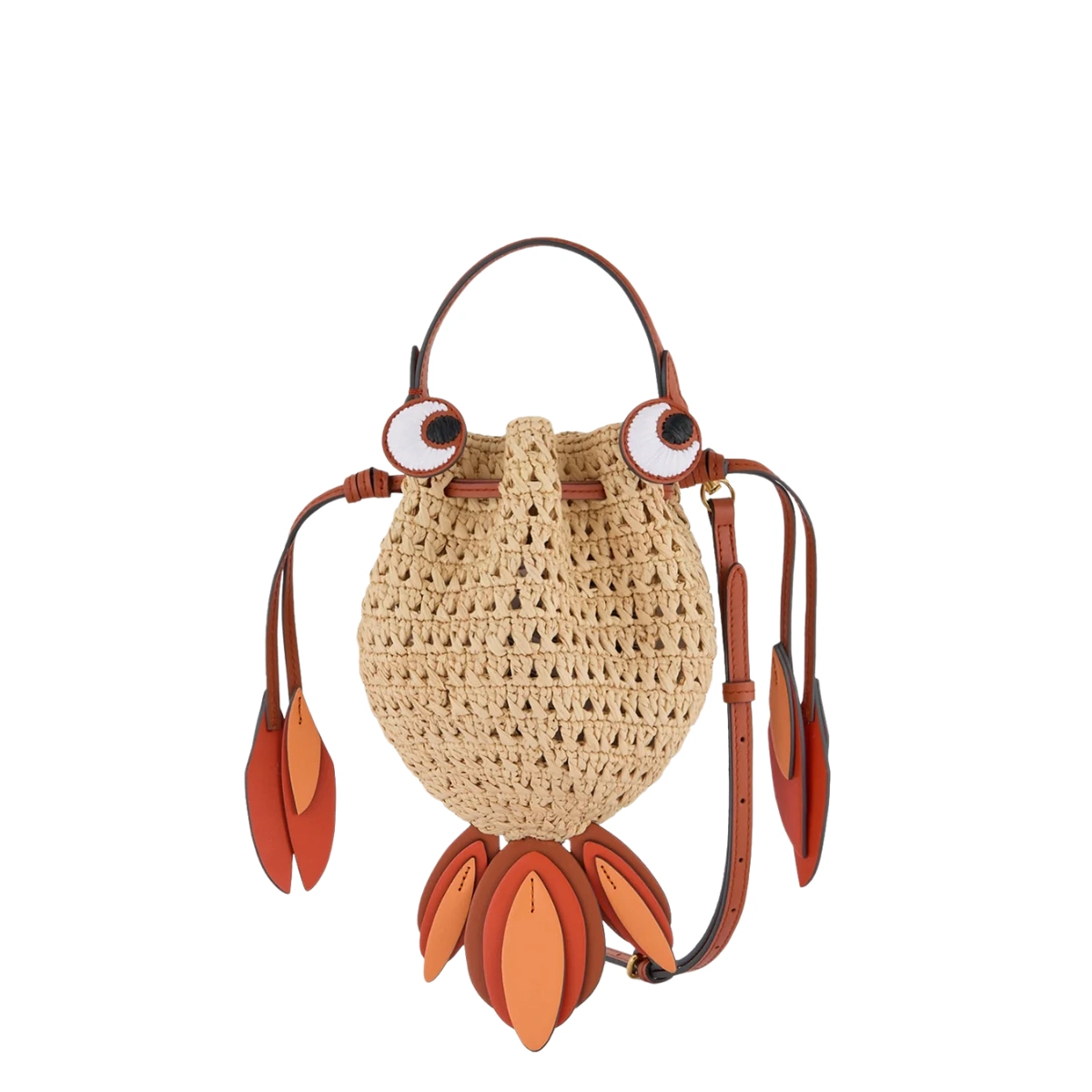 Anya Hindmarch Raffia Goldfish Mini Cross-body, €424