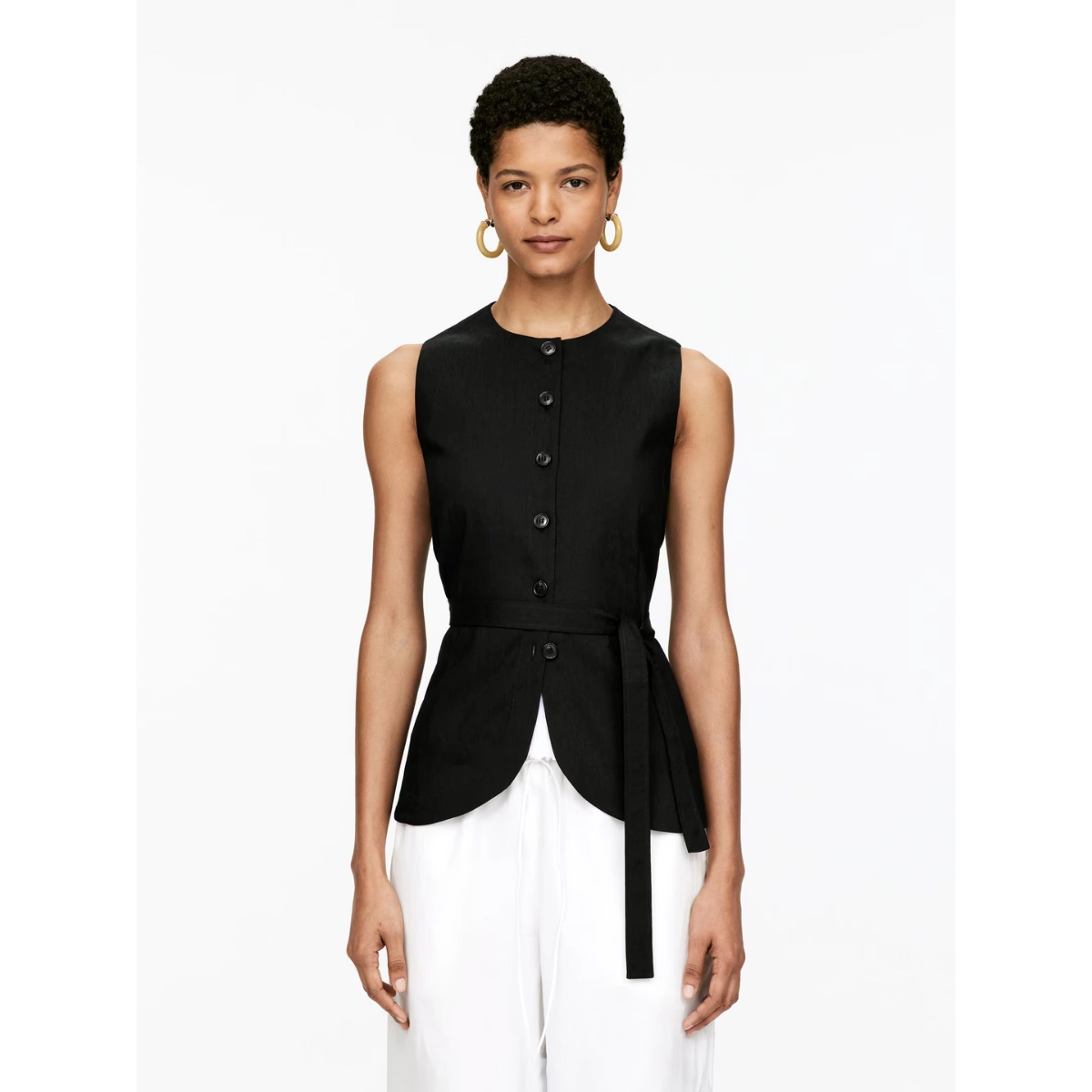 Linen-Blend Waistcoat, €89