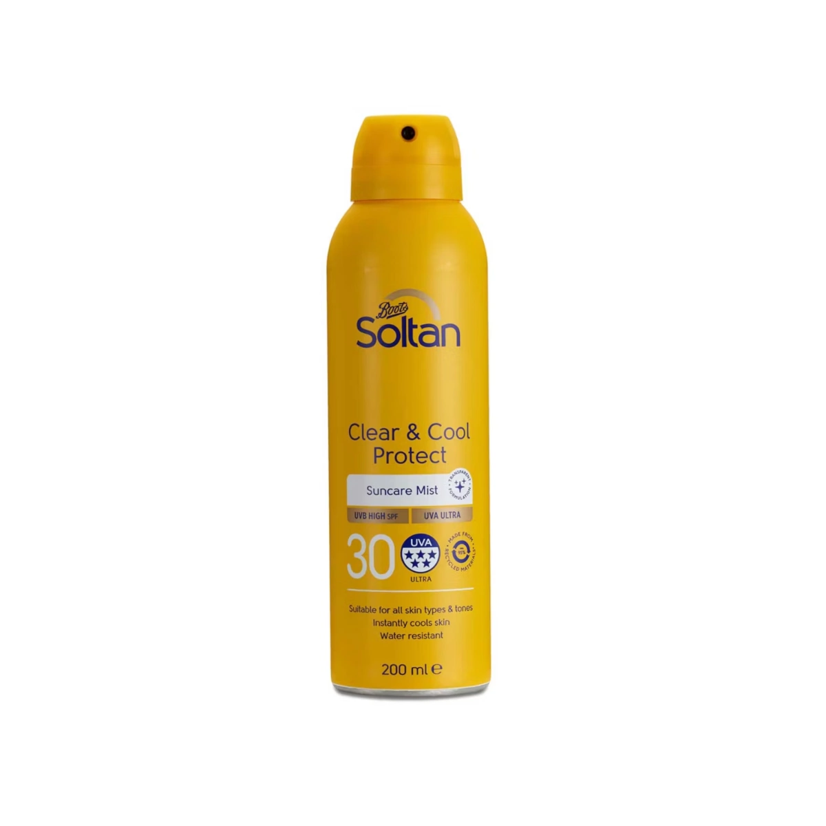 Soltan Clear & Cool Protect Suncare Mist SPF30, €12.50