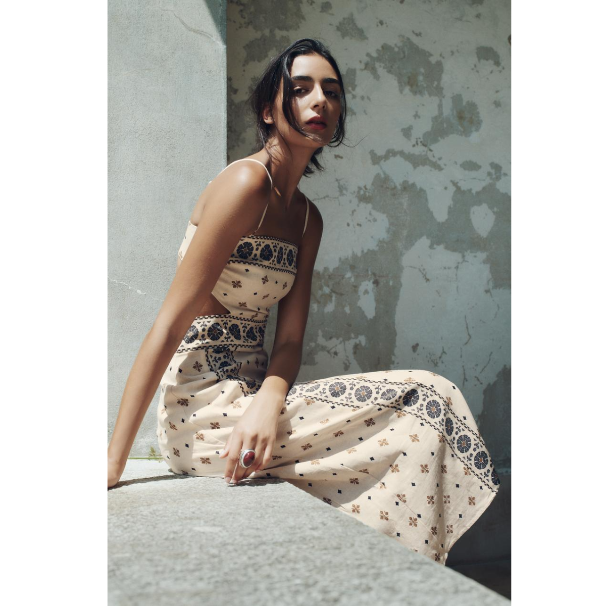 Zara Linen Blend Midi Dress, €49.95 