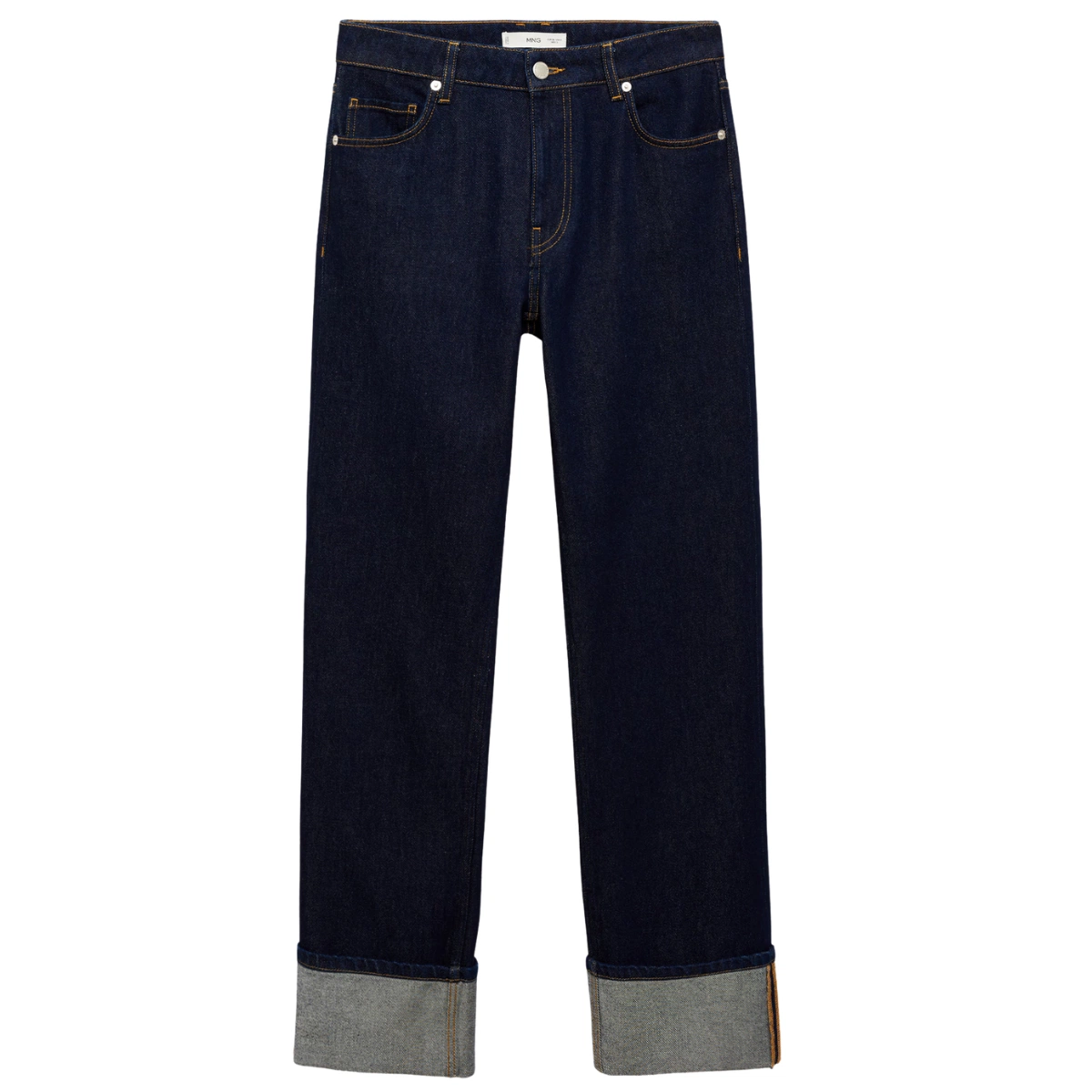 Mango Cuffed Denim, €22.99