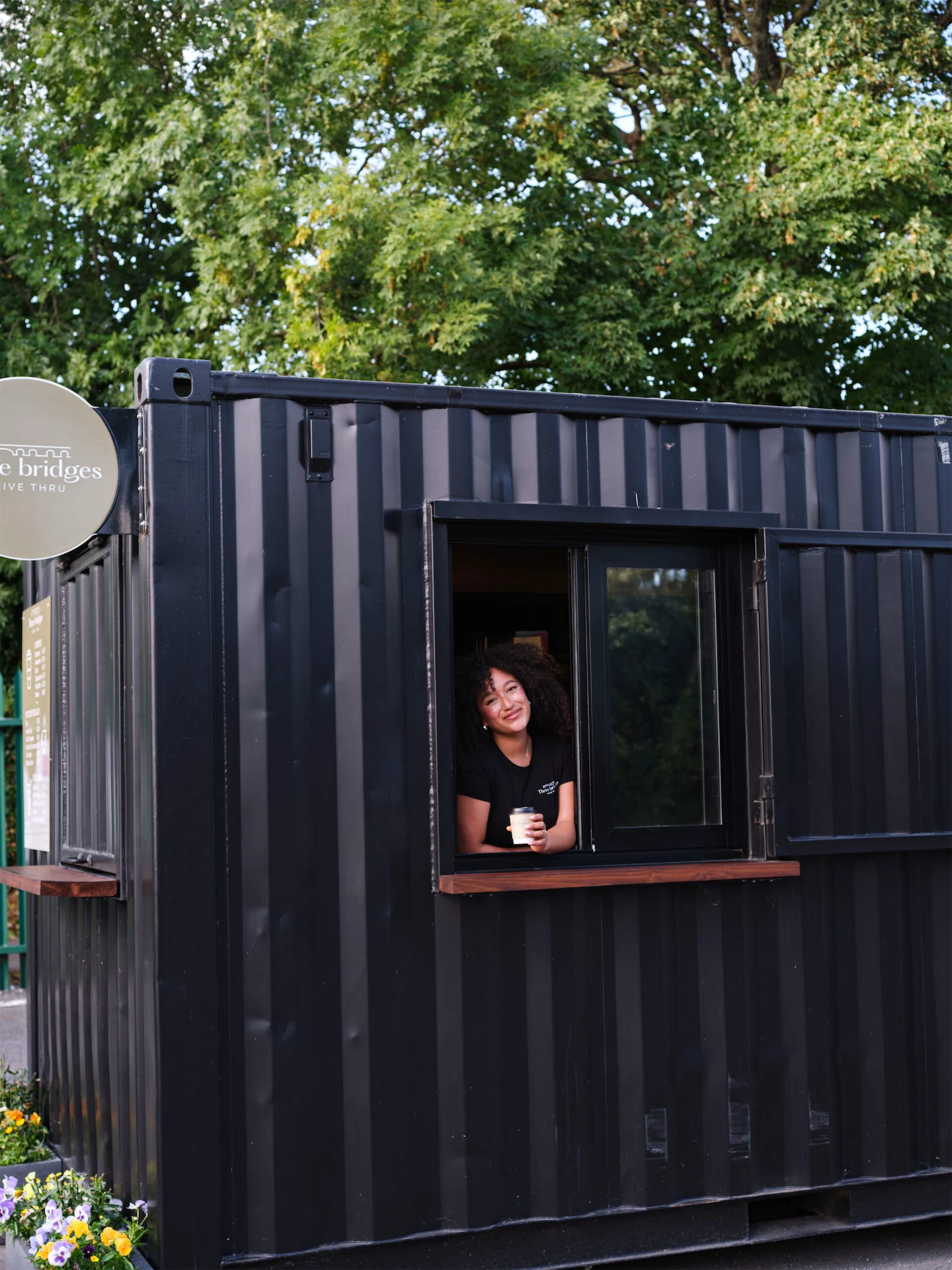 Kirsten Butler of Three Bridges drive-thru. Photo: Jo Murphy