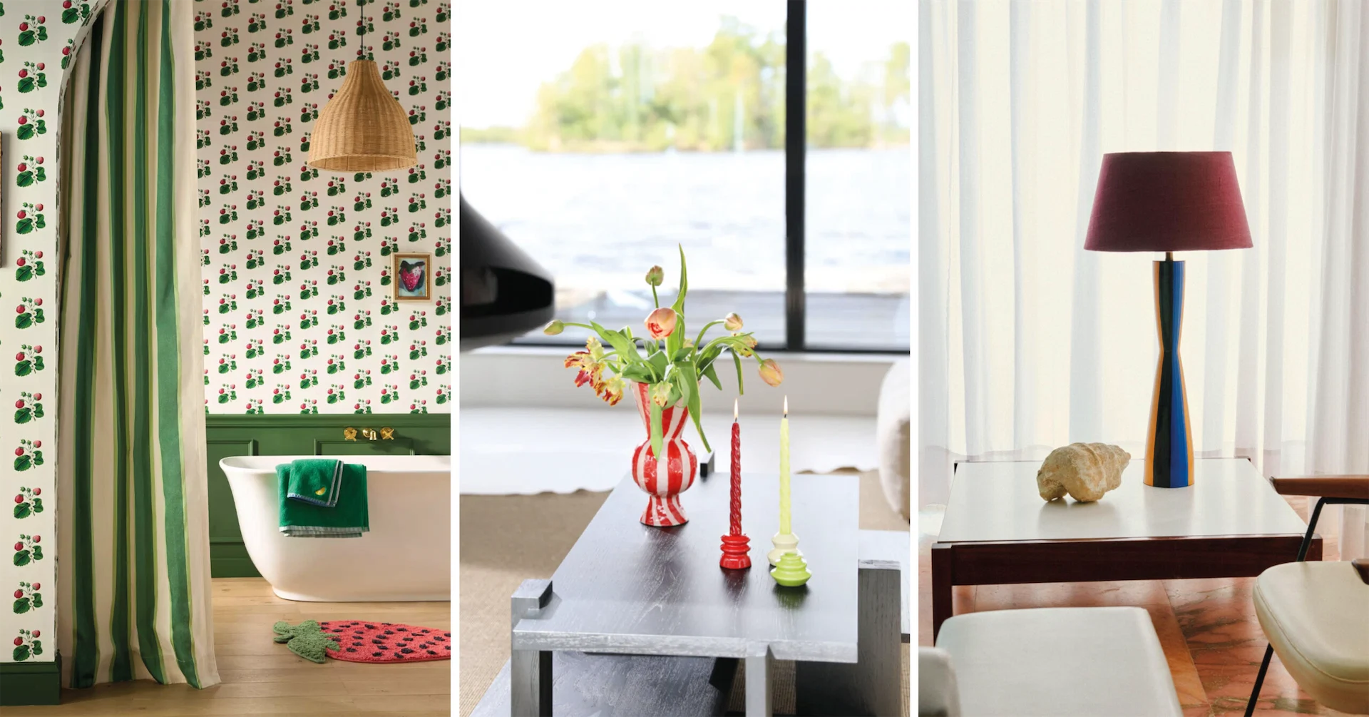 Colourful stripy interiors finds to add joy to your space