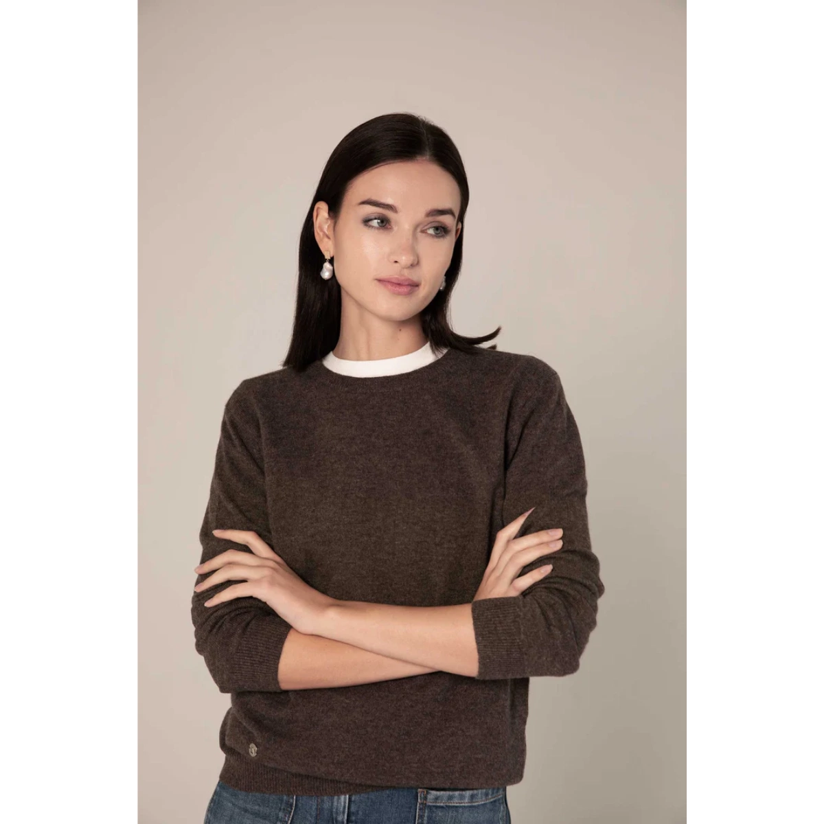 Lucy Nagle The Everyday Cashmere Sweater in Acorn, €185