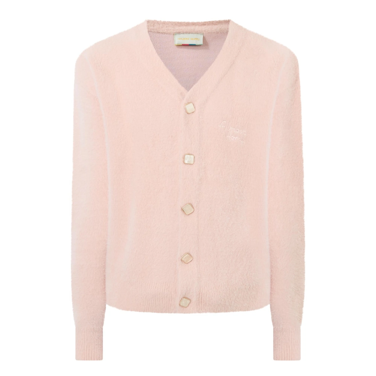 Almost Home Embroidered Logo Knit Cardigan, €190