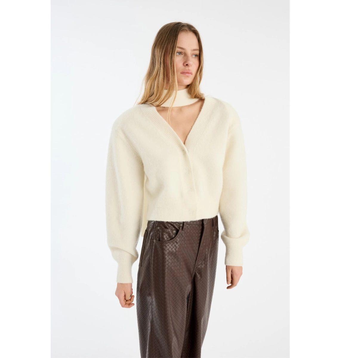 Rotate Knit Scarf Cardigan, €350